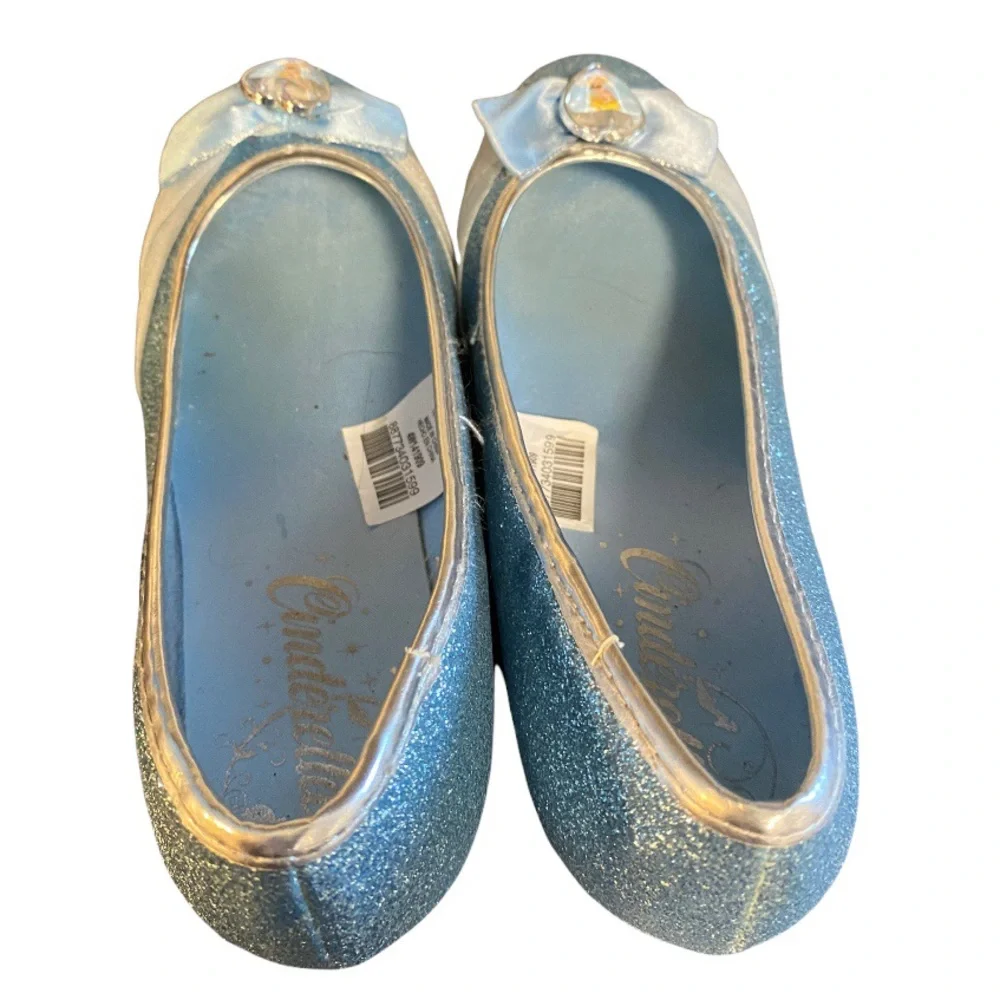 Disney Cinderella Dress Up Halloween princess Costume Shoes Jewelry Purse Lot